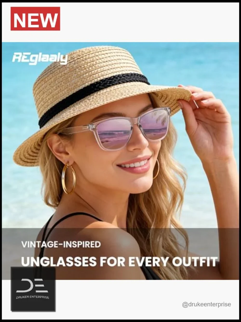 Trendy Retro Polarized Sunglasses with UV Protection Classic Square Design Full